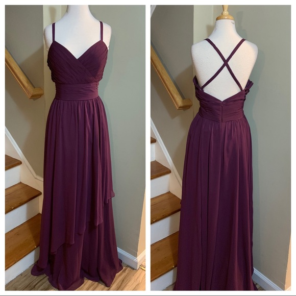 Mori Lee 20464 eggplant size 14 - Picture 1 of 6